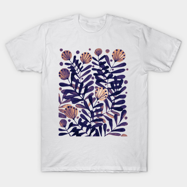 Flowers and foliage - purple autumn